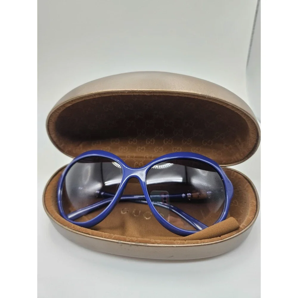 GUCCI GG 3130/S  Round Gradient Sunglasses Bamboo Elemnts With Case